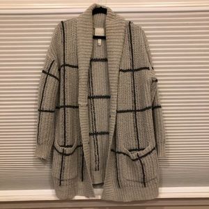 Leith oversized windowpane sweater